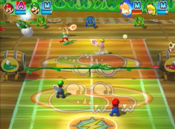 Pantallazo de New Play Control: Mario Power Tennis para Wii