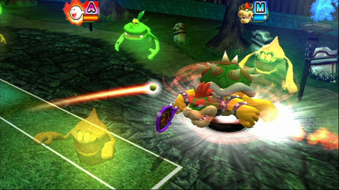 Pantallazo de New Play Control: Mario Power Tennis para Wii