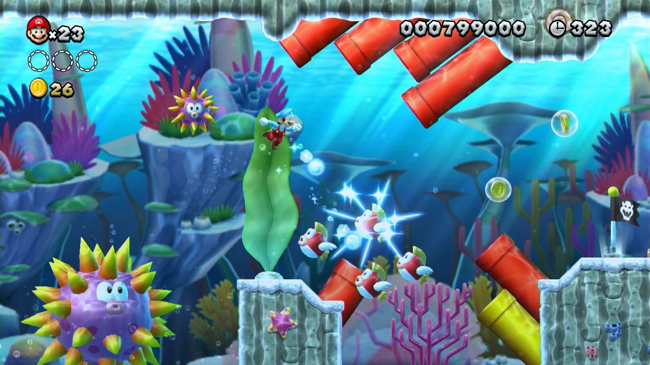 Pantallazo de New Super Mario Bros U para Wii U
