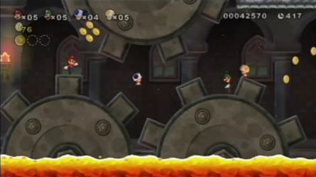 Pantallazo de New Super Mario Bros. Wii para Wii