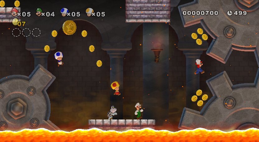 Pantallazo de New Super Mario Bros. Wii para Wii