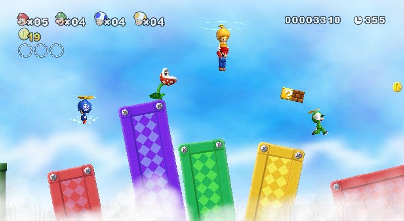 Pantallazo de New Super Mario Bros. Wii para Wii