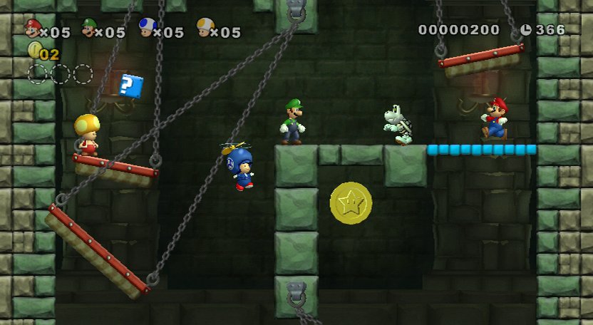 Pantallazo de New Super Mario Bros. Wii para Wii