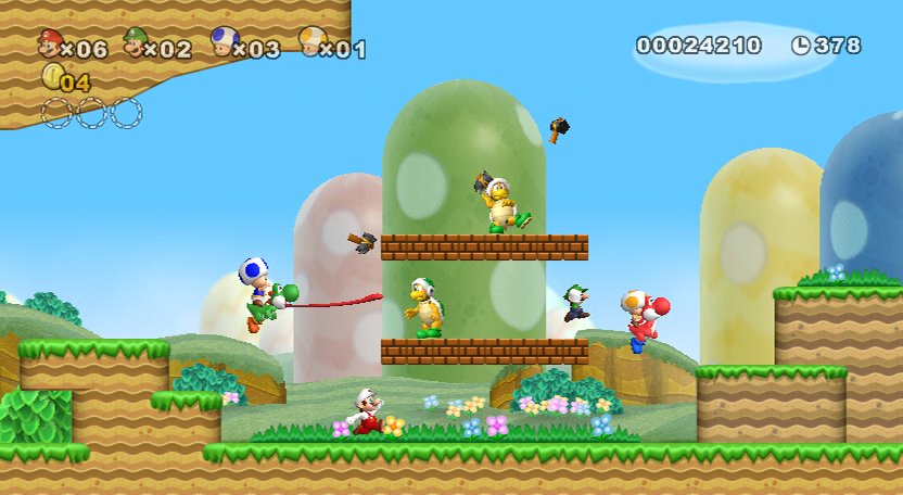 Pantallazo de New Super Mario Bros. Wii para Wii