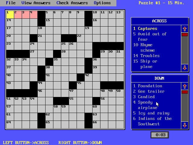 Pantallazo de New York Times Puzzle Master/Crossword Creator, The para PC