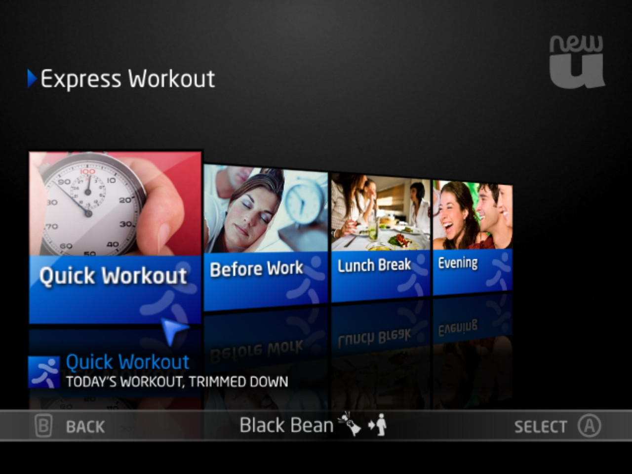 Pantallazo de NewU Fitness First Personal Trainer para Wii