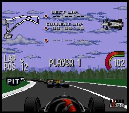 Pantallazo de Newman Haas IndyCar: Featuring Nigel Mansell para Super Nintendo