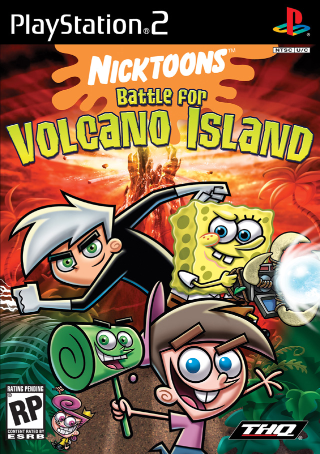 Caratula de Nicktoons: Battle For Volcano Island para PlayStation 2