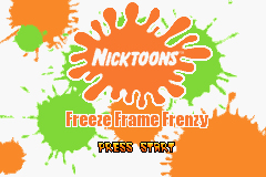 Pantallazo de Nicktoons: Freeze Frame Frenzy para Game Boy Advance