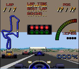 Pantallazo de Nigel Mansell World Championship Racing (Europa) para Super Nintendo