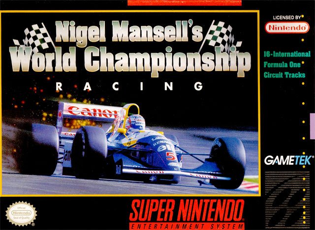 Caratula de Nigel Mansell World Championship Racing (Europa) para Super Nintendo