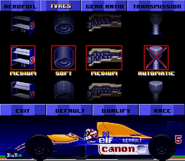 Pantallazo de Nigel Mansell World Championship Racing (Europa) para Super Nintendo