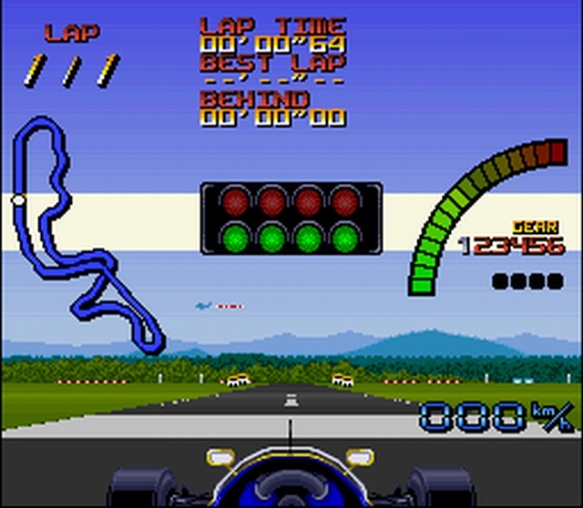 Pantallazo de Nigel Mansell World Championship Racing (Europa) para Super Nintendo