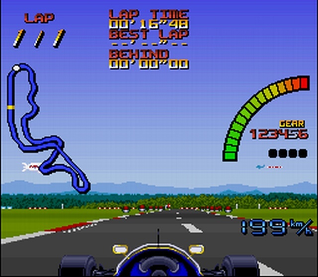Pantallazo de Nigel Mansell World Championship Racing (Europa) para Super Nintendo