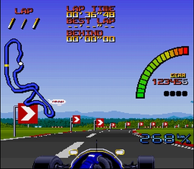 Pantallazo de Nigel Mansell World Championship Racing (Europa) para Super Nintendo