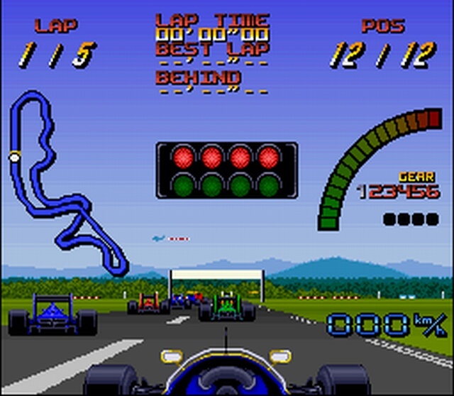 Pantallazo de Nigel Mansell World Championship Racing (Europa) para Super Nintendo