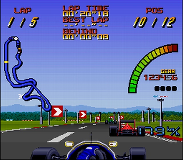 Pantallazo de Nigel Mansell World Championship Racing (Europa) para Super Nintendo