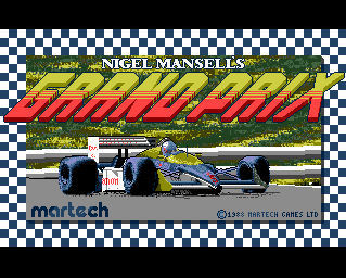 Pantallazo de Nigel Mansell's Grand Prix para Amiga