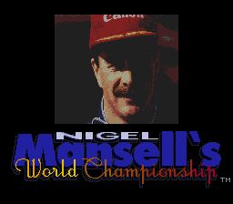 Pantallazo de Nigel Mansell's World Championship Racing para Sega Megadrive