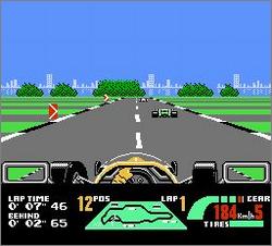 Pantallazo de Nigel Mansell's World Championship Racing para Nintendo (NES)