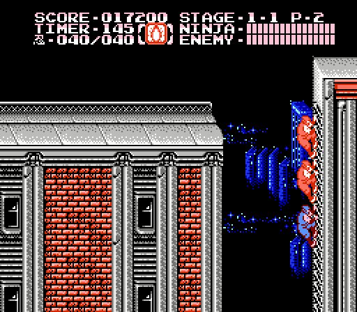 Pantallazo de Ninja Gaiden II: The Dark Sword of Chaos para Nintendo (NES)