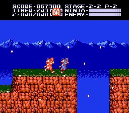 Pantallazo de Ninja Gaiden II: The Dark Sword of Chaos para Nintendo (NES)