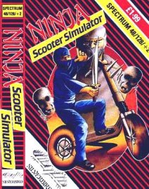 Caratula de Ninja Scooter Simulator para Spectrum