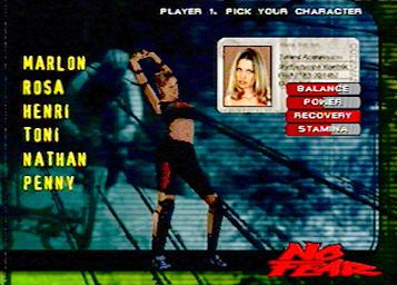 Pantallazo de No Fear Downhill Mountain Biking para PlayStation