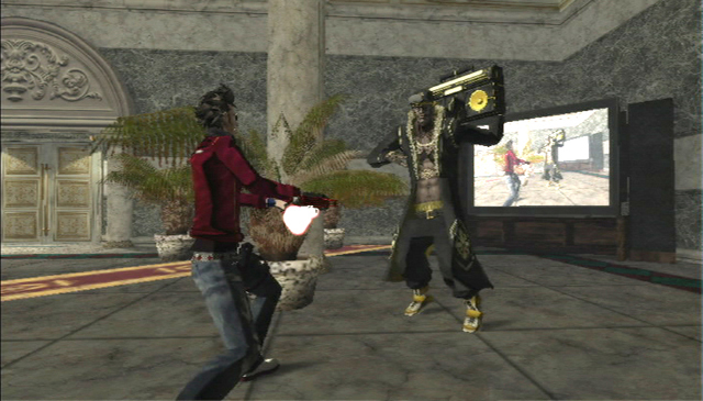 Pantallazo de No More Heroes: Desperate Struggle para Wii