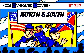 Pantallazo de North And South / Les Tuniques Bleues para Amstrad CPC