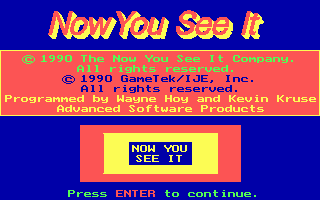 Pantallazo de Now You See It para PC