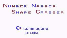 Pantallazo de Number Nabber Shape Grabber para Commodore 64