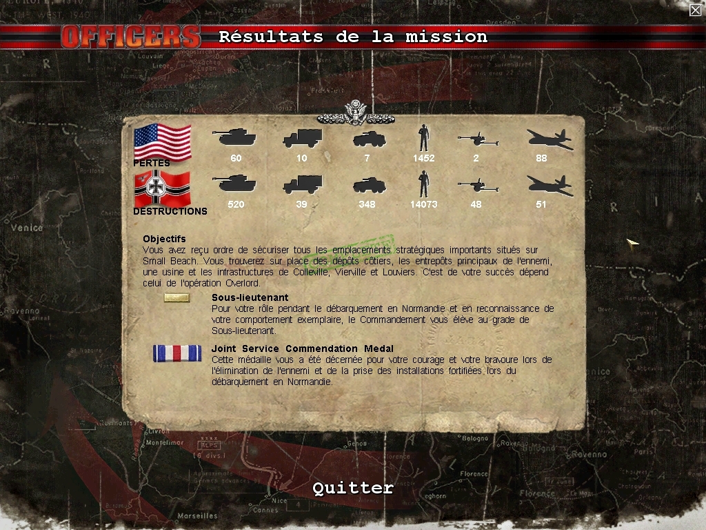 Pantallazo de Officers: World War 1939-1945 para PC