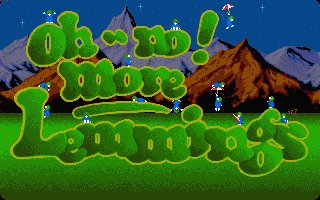 Pantallazo de Oh-No! More Lemmings para Atari ST