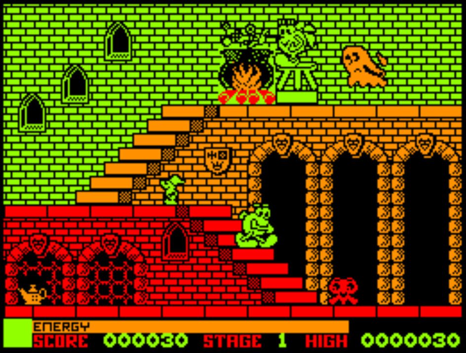 Pantallazo de Olli & Lissa: The Ghost of Shilmoore Castle para Amstrad CPC