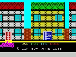 Pantallazo de One for the Road para Spectrum
