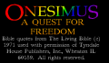 Onesimus: A quest for Freedom