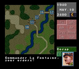 Pantallazo de Operation Europe: Path to Victory 1939-45 para Sega Megadrive