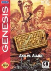 Caratula de Operation Europe: Path to Victory 1939-45 para Sega Megadrive