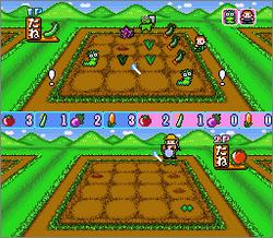 Pantallazo de Oraga Land Syusai: Best Farmer Sensyuken (Japonés) para Super Nintendo