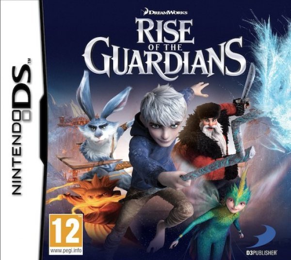 Caratula de Origen de los Guardianes, El: El Videojuego para Nintendo DS