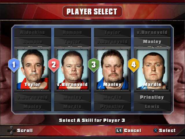 Pantallazo de PDC World Championship Darts 2008 para PlayStation 2