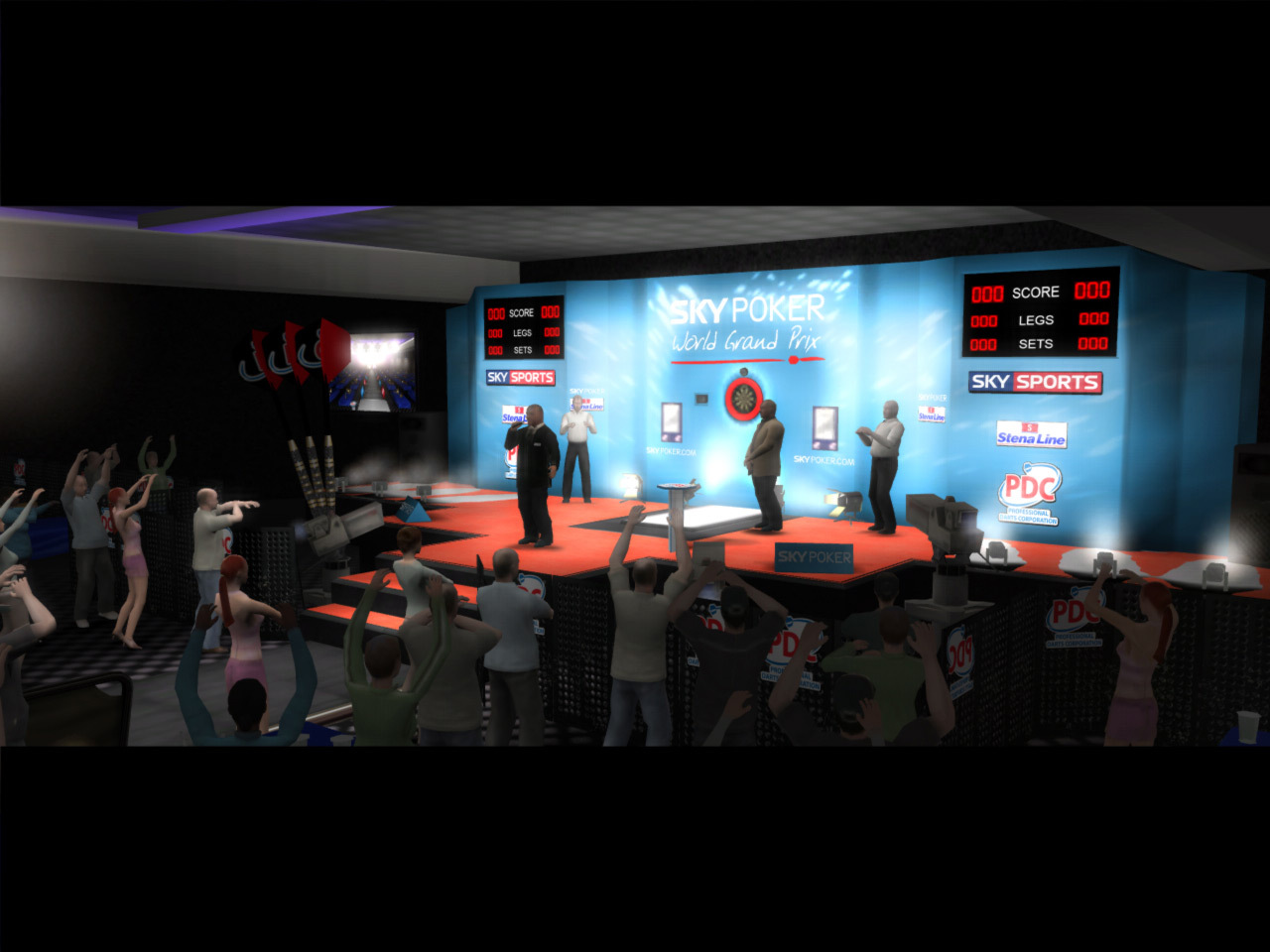 Pantallazo de PDC World Championship Darts 2009 para Wii