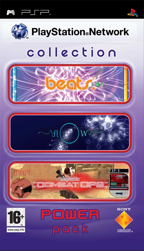 Caratula de PLAYSTATION Network Collection: Power pack para PSP