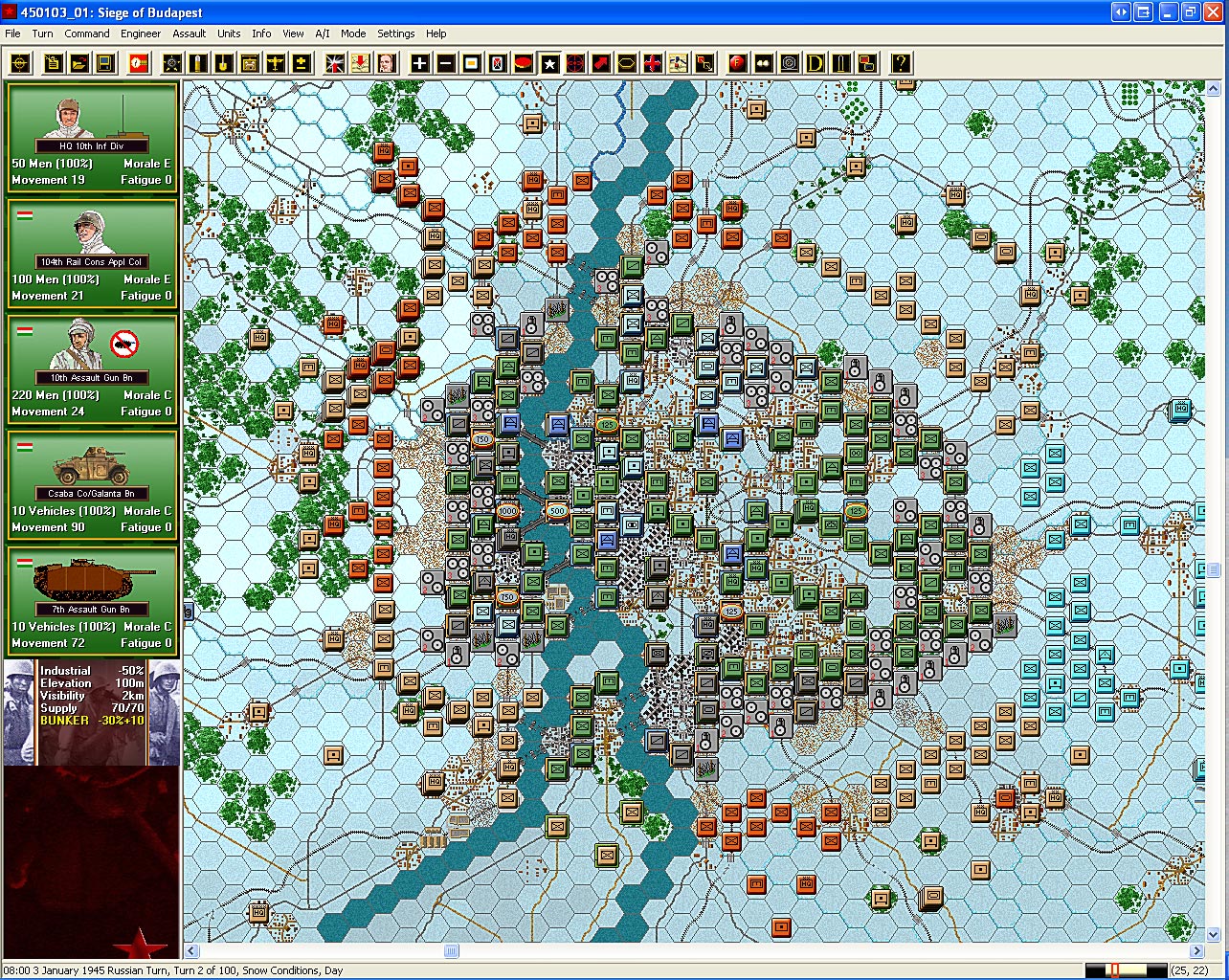 Pantallazo de Panzer Campaigns 16: Budapest ‘45 para PC