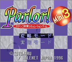 Pantallazo de Parlor! Mini 3 (Japonés) para Super Nintendo