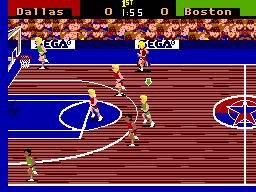Pantallazo de Pat Riley Basketball para Sega Master System