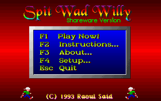 Pantallazo de Pea Shootin' Pete (a.k.a. Spit Wad Willy) para PC