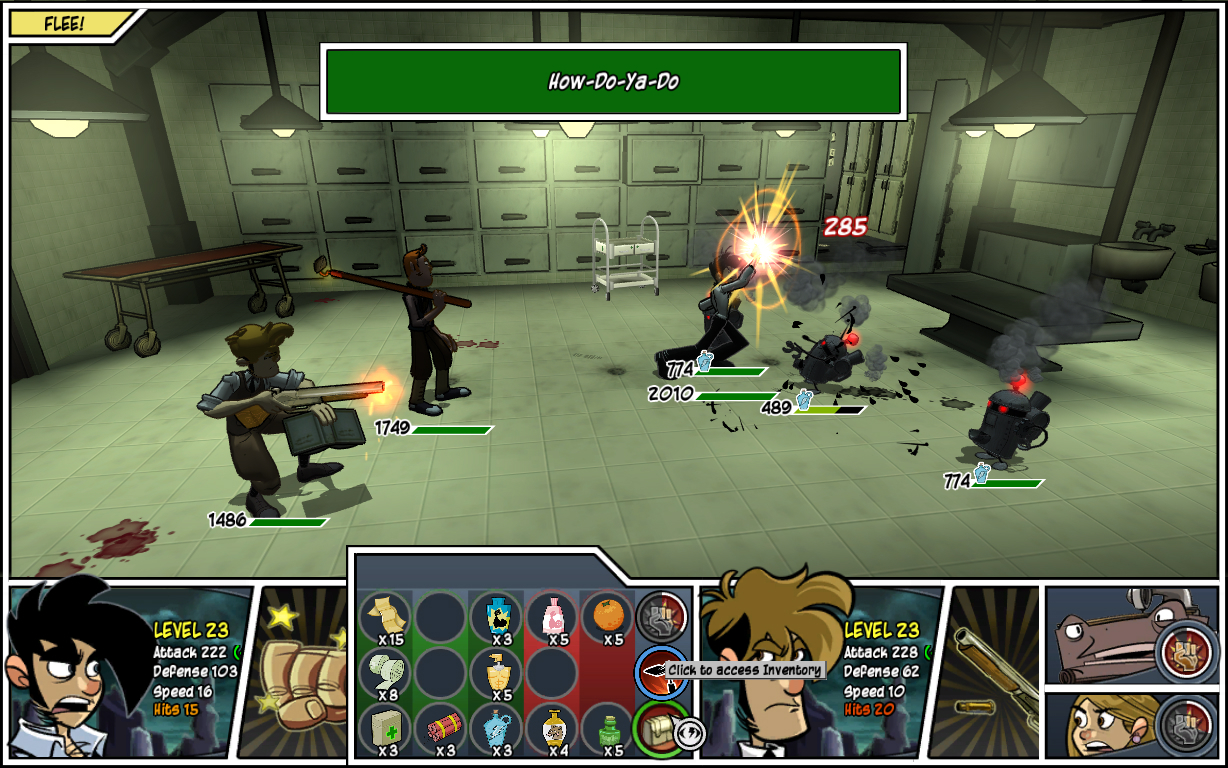 Pantallazo de Penny Arcade Adventures: On the Rain-Slick Precipice of Darkness Episode Two para PC