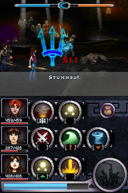 Pantallazo de Percy Jackson & The Olympians: The Lightning Thief para Nintendo DS